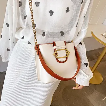 

Women Bucket Handbag Shoulder Bag Tote Purse Lady Messenger Satchel Chain Crossbody A69C