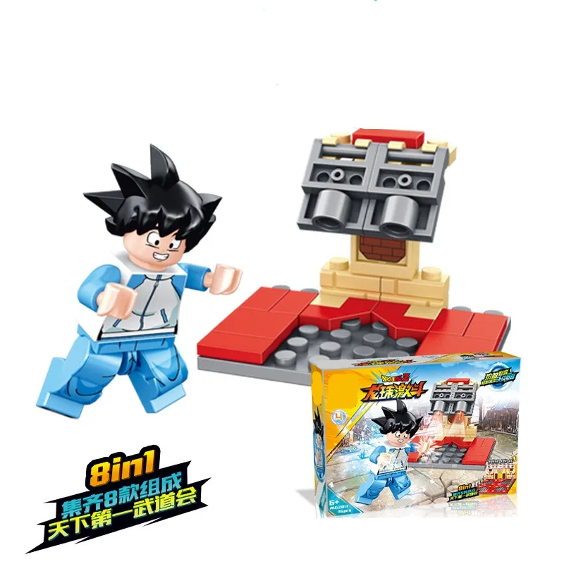 8 шт. Dragon Ball Z Son Goku Аниме Супер Вегета фигурки строительные блоки кирпичи игрушки Juguetes