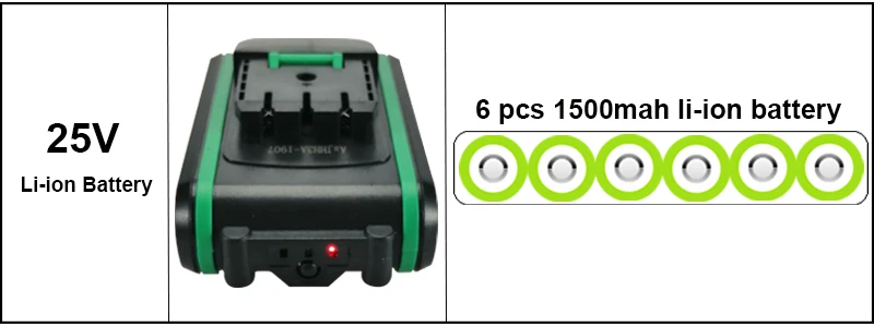 25V 48 N.m 2 Speed Hammer Drill Impact Drill Eletric Tools Impact Cordless Drill Hammer For Drilling In Steel Wood Ceramic (2)