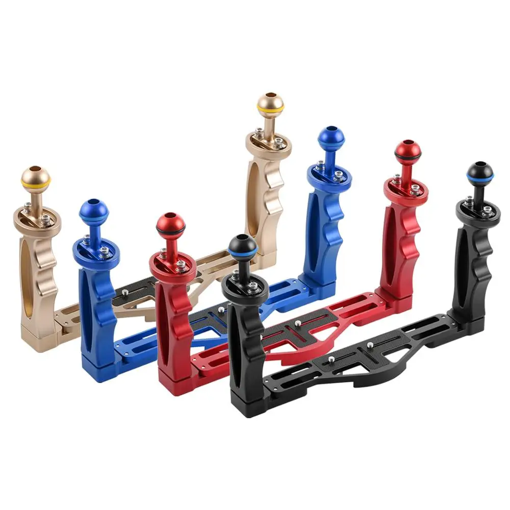  PULUZ Handle Aluminium Alloy Tray Stabilizer Rig for Underwater Camera Housing Case Diving Tray Mou