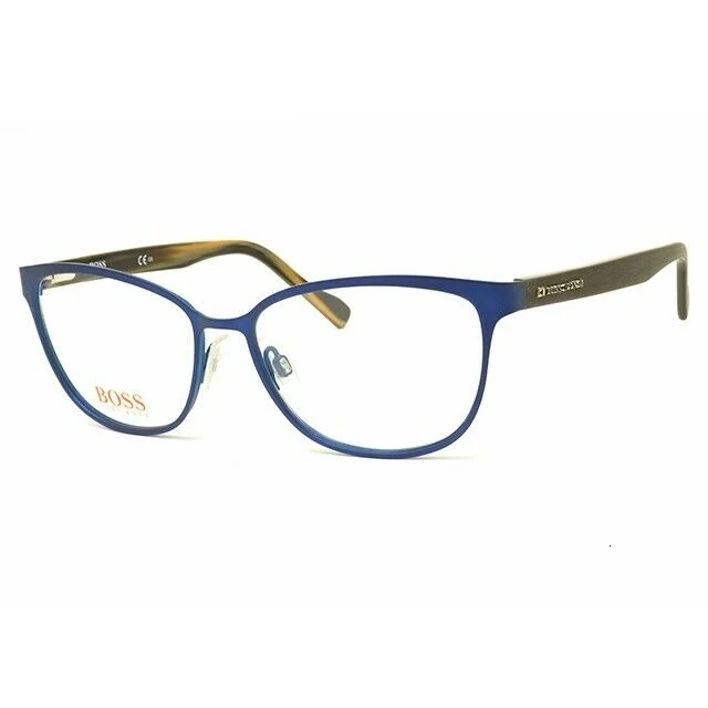 Gafa de vista BOSS ORANGE 0153 6TC AZUL/VARILLAS EFECTO MADERA