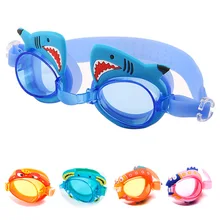 Очки для детей стильная футболка с изображением персонажей видеоигр плавательные очки Силикагель плавательные очки для дайвинга детские, для малышей Водонепроницаемый защита глаз Swimmi