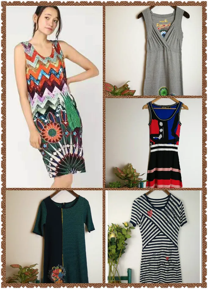 

Spanish desigu original single-tail knitted dress single size M