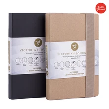Copelle kraft pontilhado não datado bullet diário/caderno bujo dot grid viagens diário e planejador por victoria journals s journal