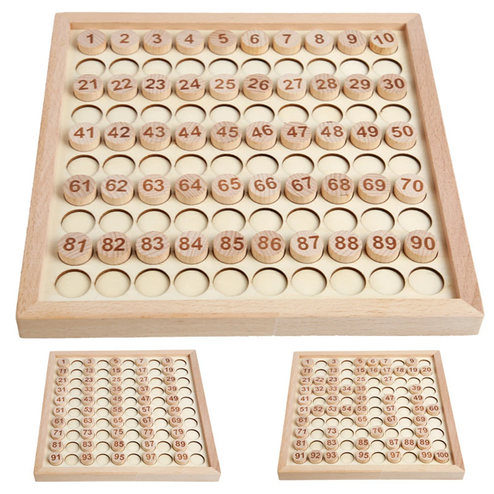 Number Counting Preschool Math Board Wooden Counting Table Educational Toys Teaching Aids Digital Addition Subtraction Math Toys