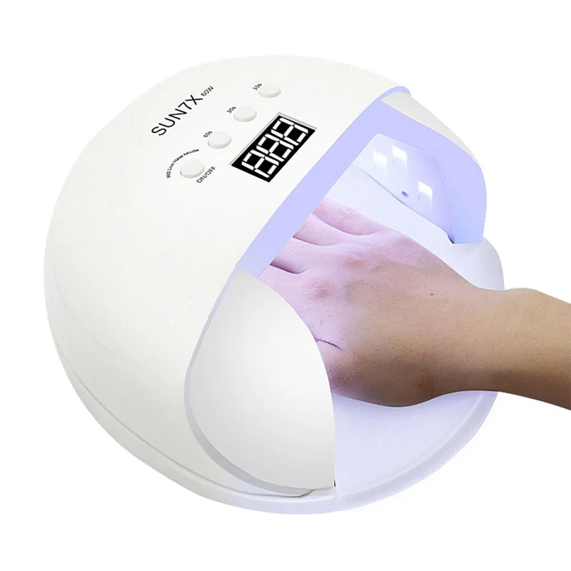Conduziu a Lâmpada para Secador de Unhas com 4 Profissional Unha Elétrico Melhor Cura Temporizadores Unhas Arte Máquina Sun7x 60w uv 2 prego elétrico melhor cura lâmpada para secador