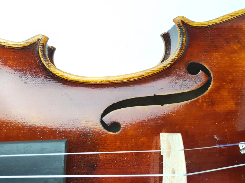 Кость Гайка! Действительно впечатляющая мастерская мастера скрипки 4/4#2106, русская ель и масло лак ручной работы