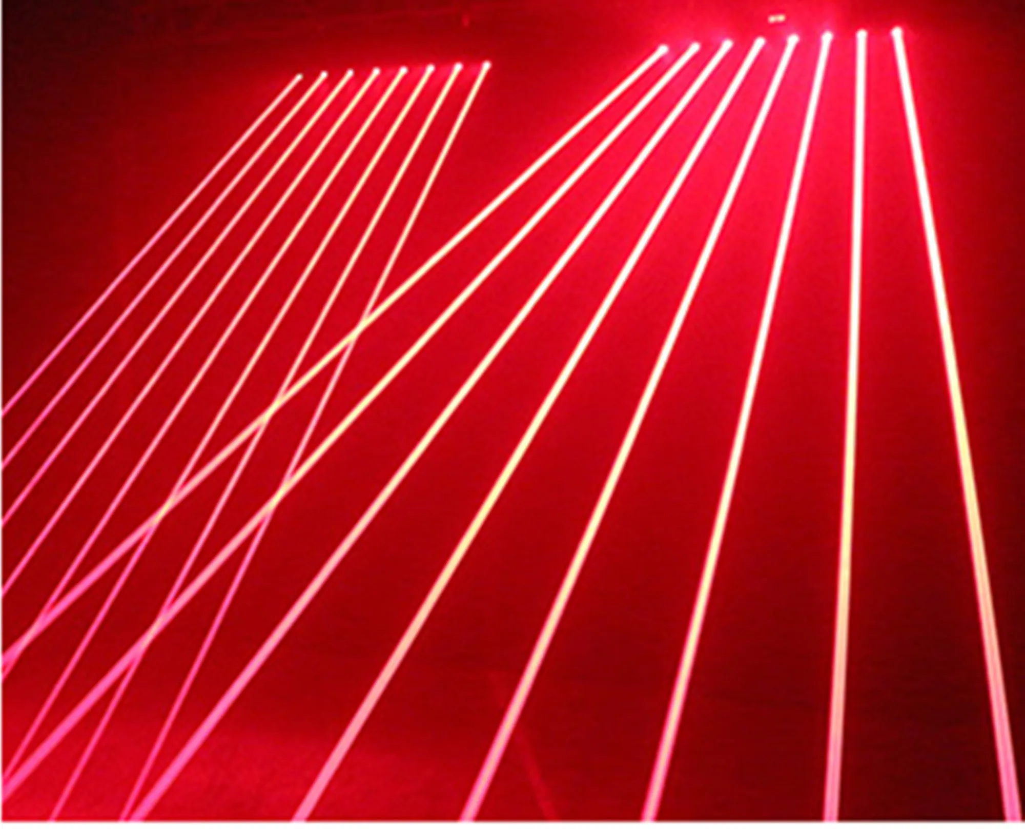 Barra ocho ojos luz Laser lento cabeza móvil 8 ojos luces Laser Luz a todo color mostrar rojo verde RGB color haz Laser proyecto