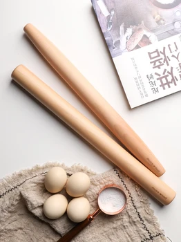 

Kitchen Wooden Rolling Pin Large Dough Roller Cooking Accessories Cookie Crafts Baking Fondant Patisserie Baking Tools EE5