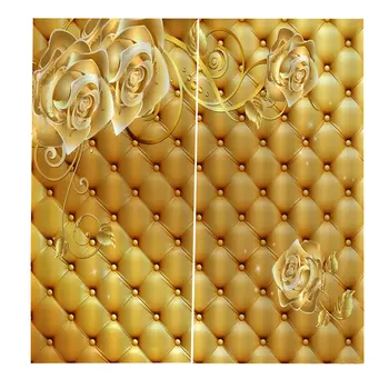 

BJQ-1435 Modern Design Curtain Panel Curtains for Home Kitchen Living Room Bedroom Curtain for Window Decoration