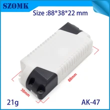 1 шт. дизайн abs пластиковый светодиодный корпус для поставки электронного контроллера Соединительный корпус 88*38*22