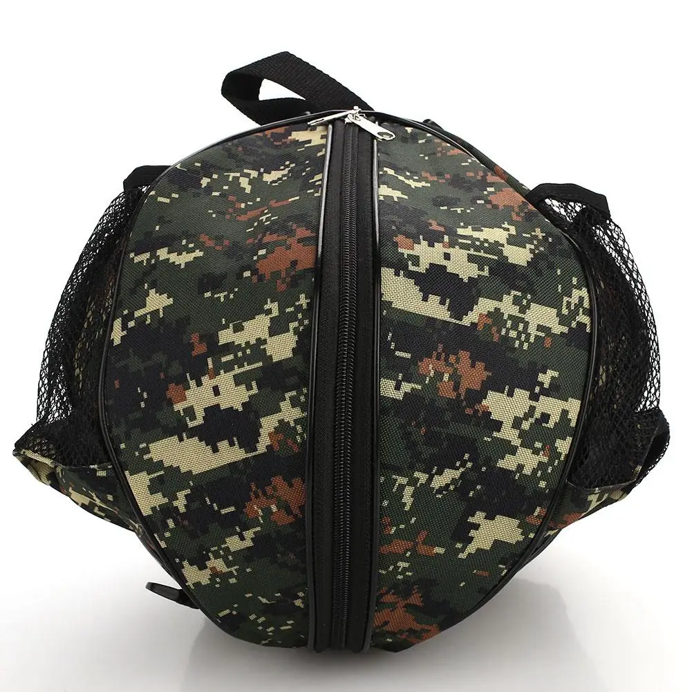 digital camouflage Баскетбольная сумка прочная практичная Ткань Оксфорд 7 цветов одеяло ролл мяч открытый футбольный рюкзак Футбольная сумка - Цвет: digital camouflage