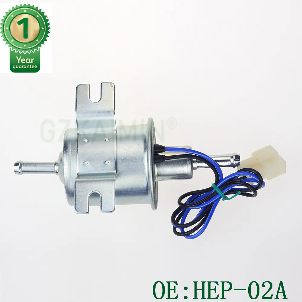 Дизельный бензин 12V электрический топливный насос HEP-02A низкого давления Топливный насос для карбюратор, мотоцикл, ATV HEP02A T-0-P