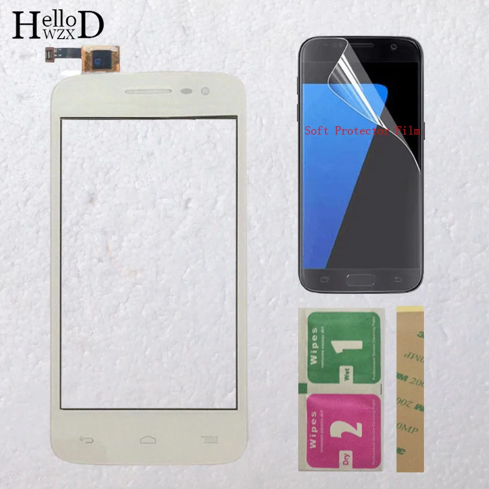 Дигитайзер сенсорного экрана для Alcatel one touch Pop S3 OT5050 OT-5050 5050x 5050Y сенсорная панель сенсорного экрана Защитная пленка - Цвет: White