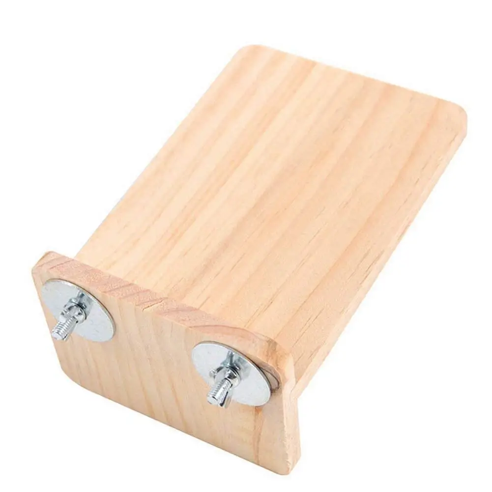 Di Legno Criceto Trampolino Rettangolare Salto Giocattolo Piattaforma Per Chinchilla Guinea Pig Scoiattolo Totoro Gabbia Espositori E Alzate Esercizio