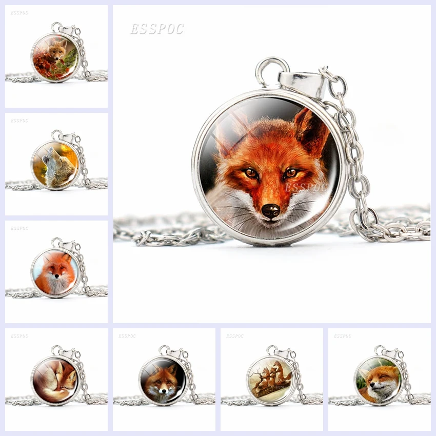 Orecchini Pendenti A Volpe Rossa In Acrilico | Forest Animal Gioielli Per Donna | Leggeri 2,3 G, 33 Mm | Con Sacchetto In Velluto