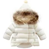 Fashion Christmas Outerwear Winter boys and Girls Fur Down Clothing 90% Children's Down Jacket Newborn coat ► Photo 3/6