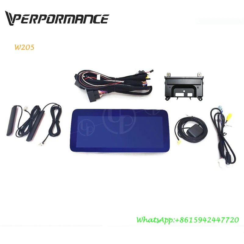 W205 Android экран класса C автомобильное радио с GPS навигацией Bluetooth 10 25 дюймов 4 + 64 ГБ