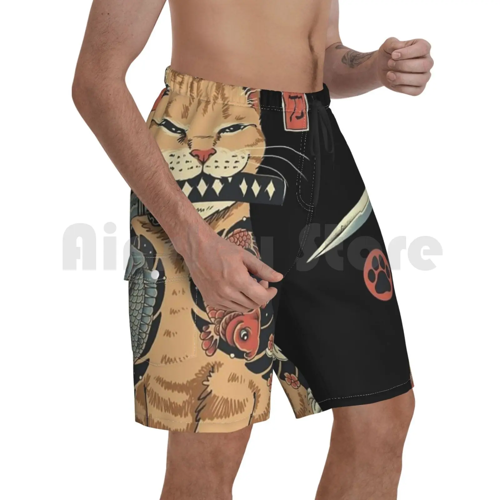 Catana Samoura ? Cat Beach Shorts Men 