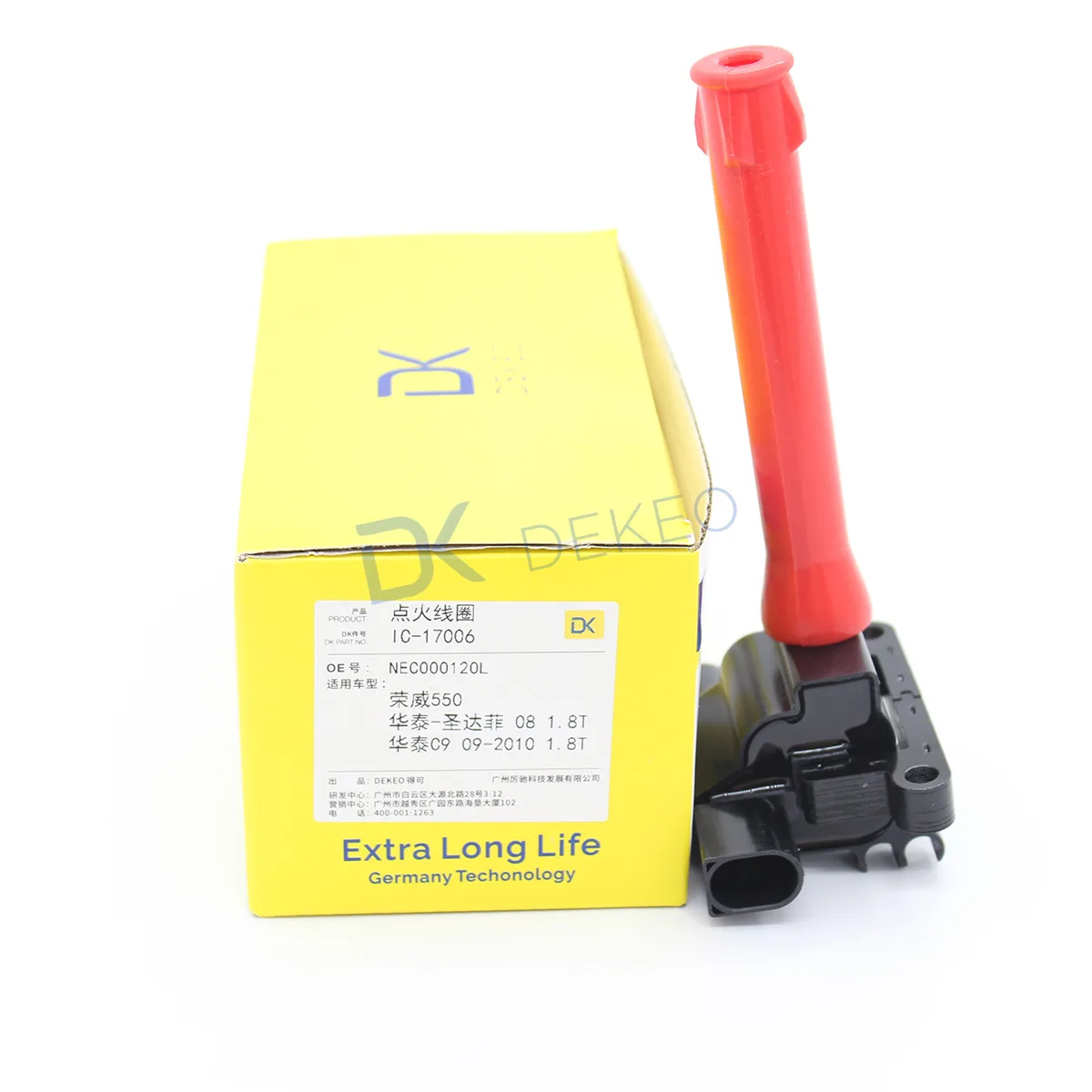 Катушки зажигания DEKEO для MG 3SW TF 6 7 DFFX jingyi LV TT X5 Huatai Baoliger Santa Fe C9 Loudrover Walker 1 NEC000120L
