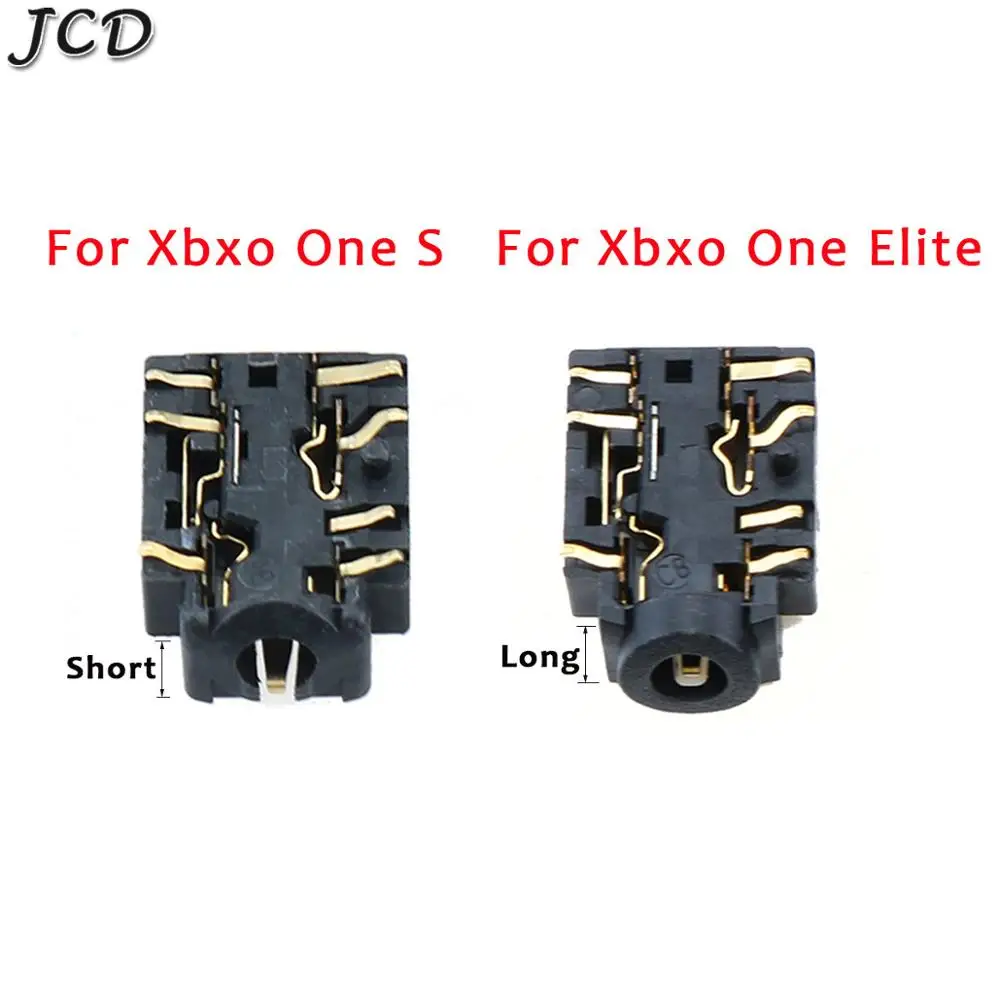 

JCD for Xbox one Slim S Elite Controller 3.5mm Headset Connector Port Socket Headphone Jack Plug Port for Xbox one