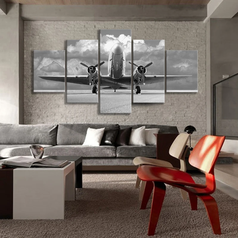 

Abstract Wall Art Framless Paintings Aircraft Airplane Military Poster Art Decorative Paintings Living Room Wall Decor Paintings