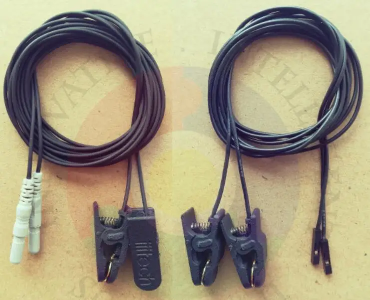 EEG Ear-clip Electrodes Gold-plated Suitable for OpenBCI/TGAM/NeuroSky Etc. | Электроника