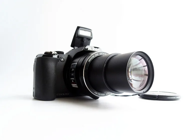 Б/у Nikon Coolpix P90 12.1MP цифровой Камера с 24x Широкий формат оптический поглощения вибраций(VR) с переменным фокусным расстоянием и 3 дюймов наклон ЖК-дисплей