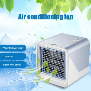 

Spot USB Water-cooled Air Conditioner Small Desktop Cooling Fan for Dorm Home VJ-Drop