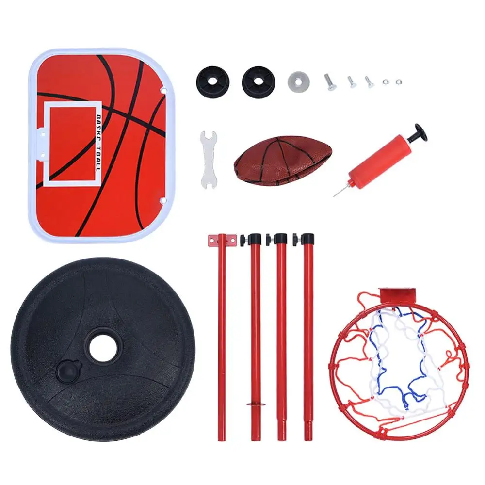Children's basketball stand Portable Basket rack Indoor plastic children's shooting rack adjustable Children's basketball toy