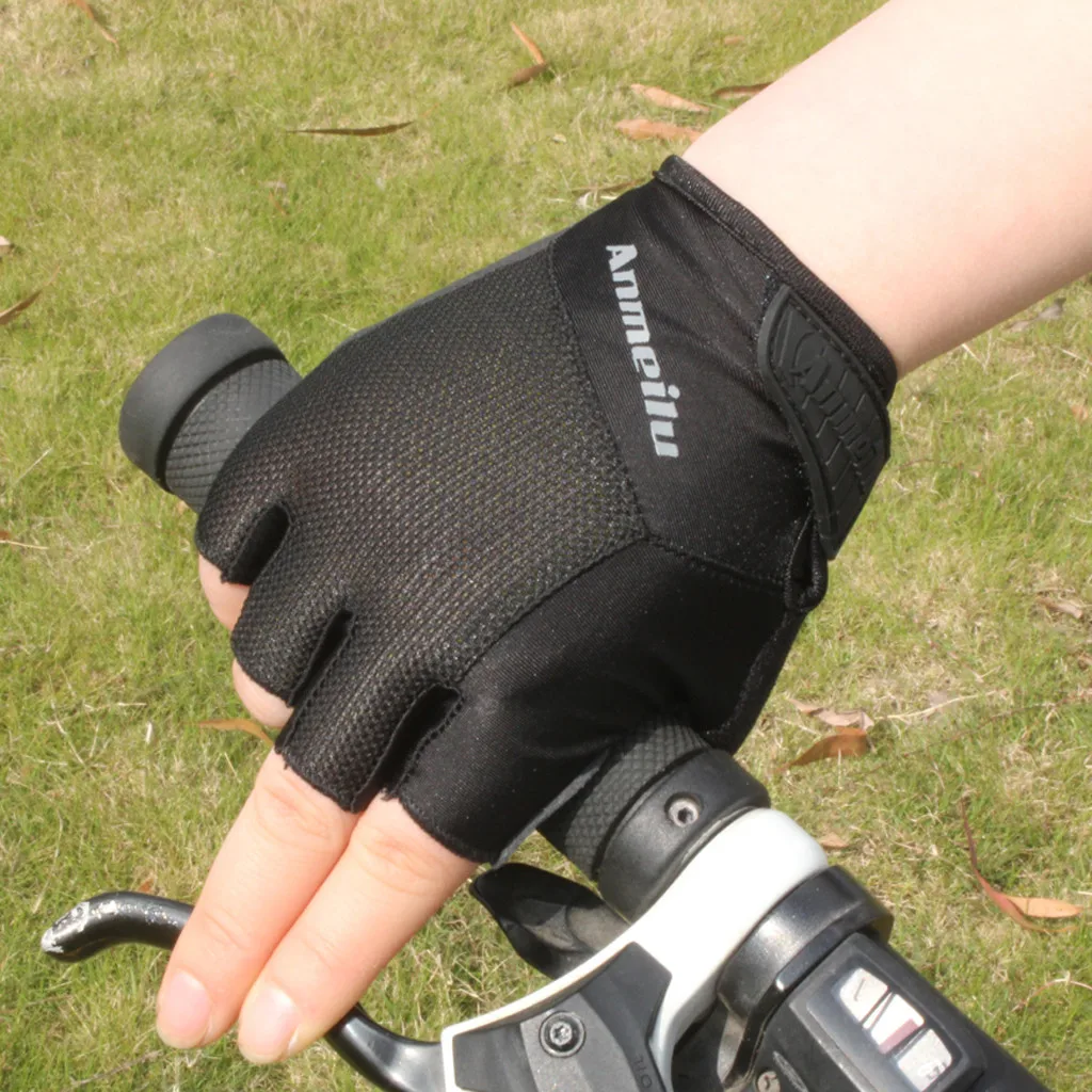Сетчатые велосипедные перчатки MTB Дорожные Перчатки для горного велосипеда перчатки с половинными пальцами мужские летние велосипедные спортивные перчатки для занятий фитнесом нескользящие спортивные перчатки