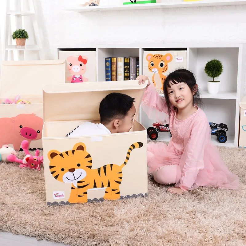 ^*Best Offers Large Cube folding storage box Toy organizer Cartoon animal Canvas clothes Storage Bin with Lid for Books Stuffed ^*Best Offers Large Cube folding storage box Toy organizer Cartoon animal Canvas clothes Storage Bin with Lid for Books Stuffed