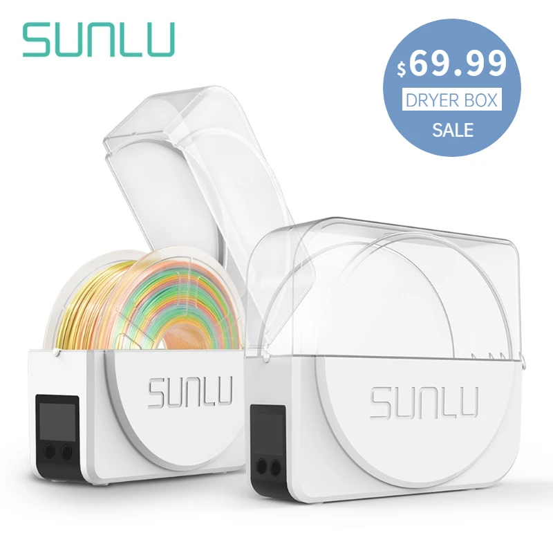 Новая коробка для наполнителя SUNLU 3D печати хранения из пла/АБС сухая засушенных