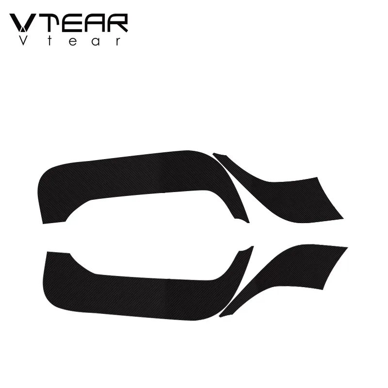 Vtear 자동차 도어 안티 킥 패드 도어 스크래치 스트립 안티 킥 필름 보호 패드 글러브 박스 스티커 액세서리 부품 볼보 XC40