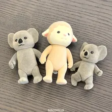 3pcs בובות ללא בד קואלה כבשים משפחה דמויות Mon תינוקות דמויות בובת צעצועי ילד DIY תפקיד משחק מתנה(China)