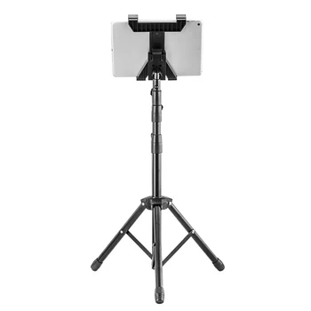 

Universal Mobile Phone and Tablet Stand, Telescopic Folding Rotating Lazy Floor e Stand