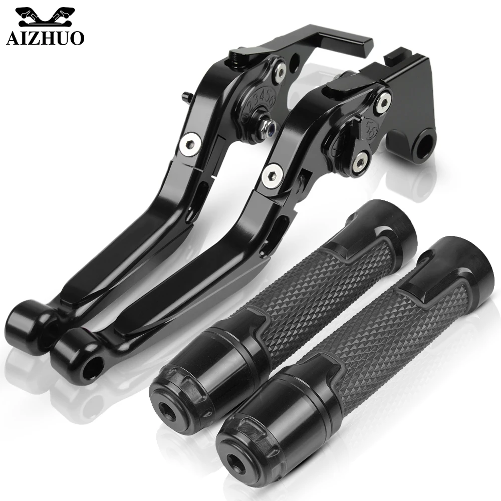Для KAWASAKI Z750R Z750 R Z 750R 2011 2012 мотоциклетные Складные Выдвижные сцепные рычаги+ рукоятки - Цвет: black 1