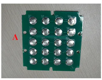 

Accessories Original authentic ER-690 ER-690 CT consumer silicone keybutton Main button board keypad Section A