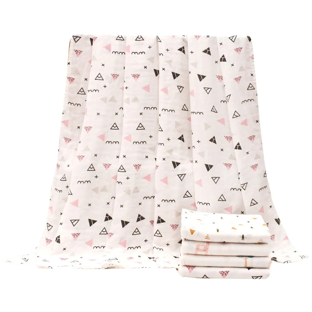 Muslin Newborn Cartoon Baby Swaddle Blanket Receiving Blanket Swaddle Wrap waddle Blanket Receiving Blanket Swaddle Wrap