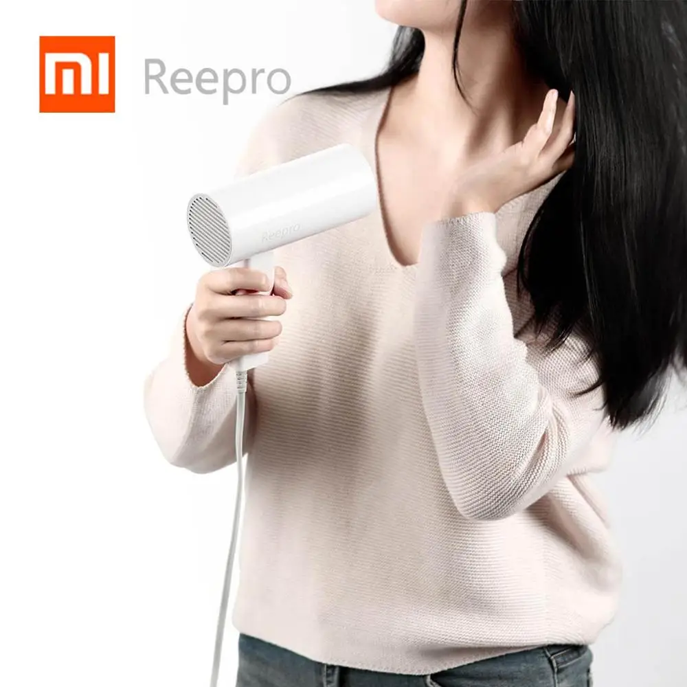 Профессиональный фен для волос Reepro 1300W быстросохнущая Складная Ручка Парикмахерская Фен