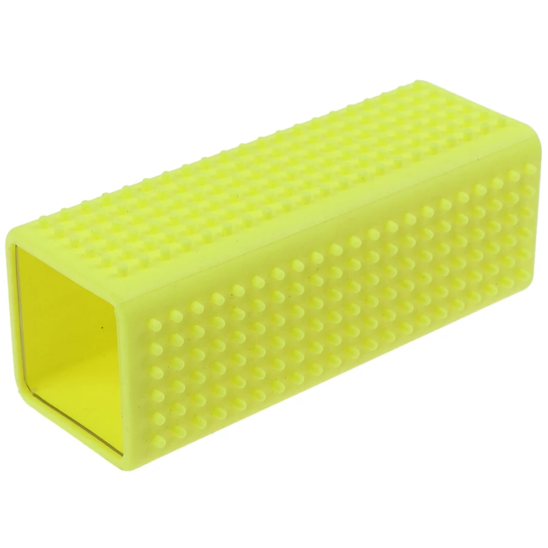 Yellow Силиконовая расческа для удаления волос для питомцев, кошек, собак, обрезка волос, массажный инструмент для ухода за кошками, щетка для чистки домашних животных - Цвет: Yellow