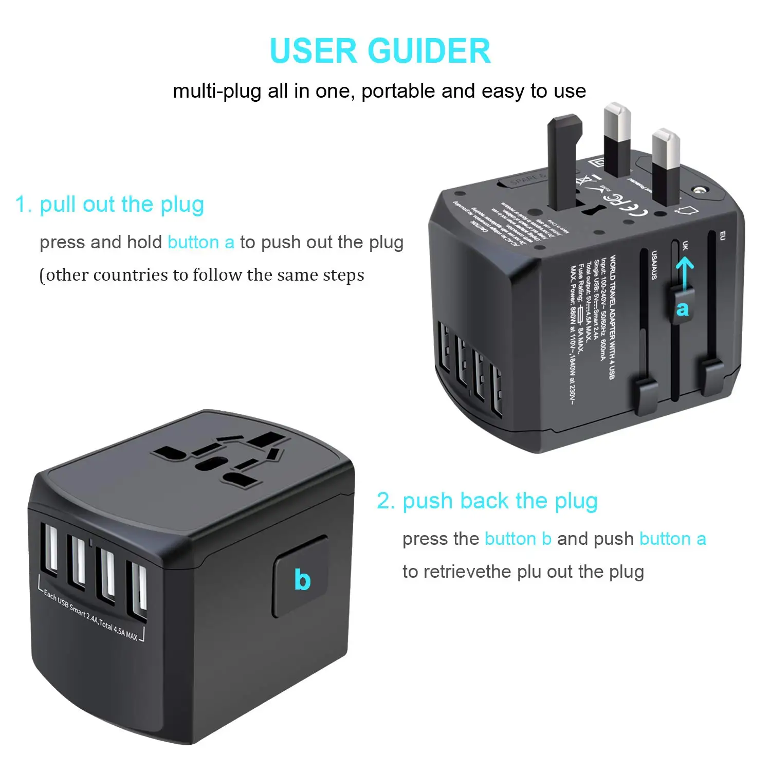 Usb Universal Travel Adaptor 