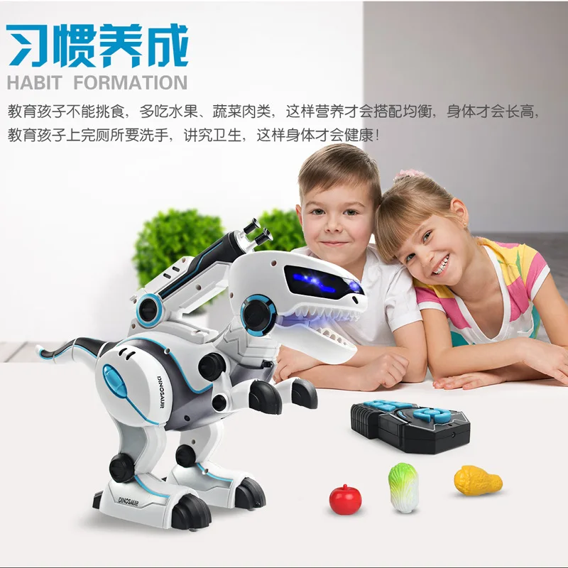 CHILDREN'S Toy GIRL'S And BOY'S Model Remote Control Smart Machine Dragon Charge Electric Dinosaur Will Walk Talk Singing Dancin