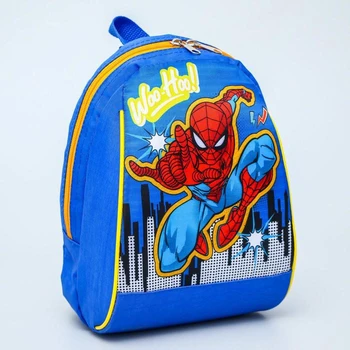 

Backpack "Spider Man", 20*13*26, OTD with a zipper, blue 5351004
