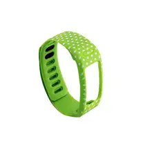 Guzila 1 шт. маленький зеленый цвет с белыми точками сменный Браслет для Garmin Vivofit(без трекера, только сменные полосы
