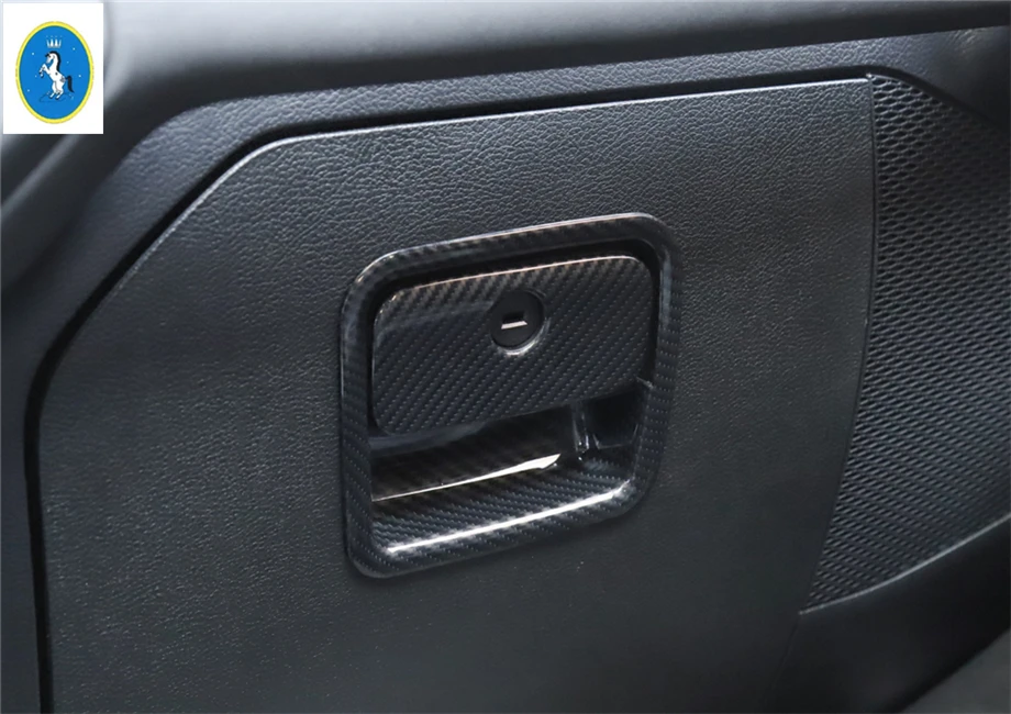Yimaautotrims авто аксессуар для хранения перчаток, коробка для хранения ручки, рамка, накладка, 2 шт. ABS, подходит для Jeep Wrangler JL