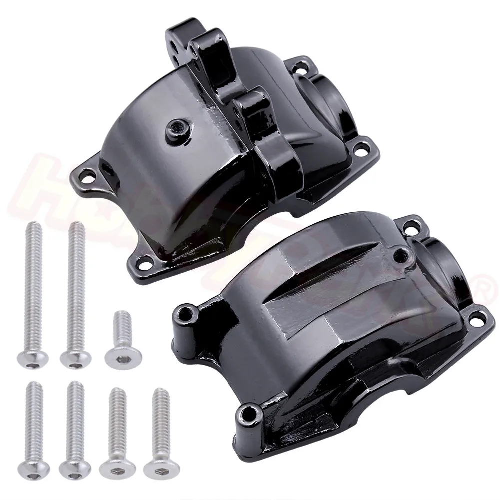 2pcs Aluminum Front and Rear Gear Box Set for WLtoys 1/18 RC Car A959 A959B A969 A969-B A979 K929 Upgrade Parts