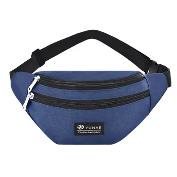 

Fashion Outdoors Trave Waist Bag Women Mens Solid Color Crossbody Zipper Hip Belt Bags Casual Fanny Pack Chest Phone