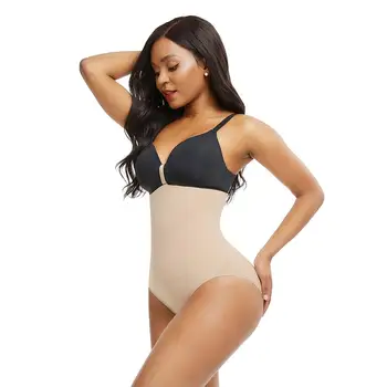 

High Waist Trainer Firm Tummy Control Panties Body Shaper Seamless Underwear Thong Butt Lifter Plus Size Sexy Shapewear