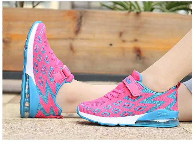 Brand Kids Sneakers Breathable Girls Running Shoes New Style Children's Shoes Air Cushion Basket Enfant Boys Sport Shoes